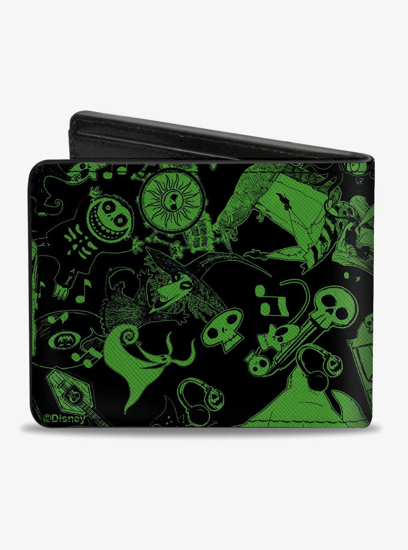 The Nightmare Before Christmas Characters Bifold Wallet, , hi-res