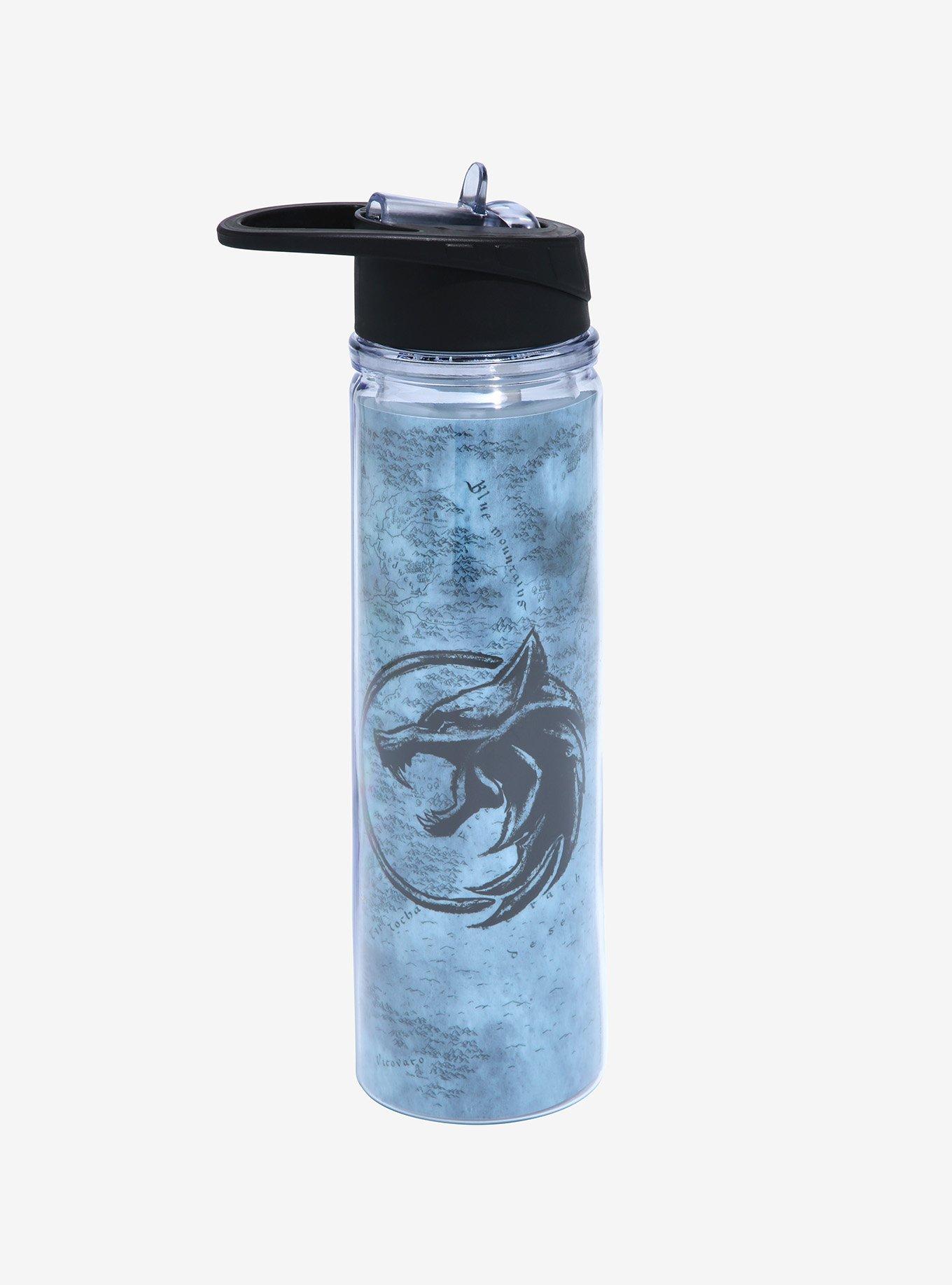 The Witcher Geralt Tonal Portrait Water Bottle, , alternate