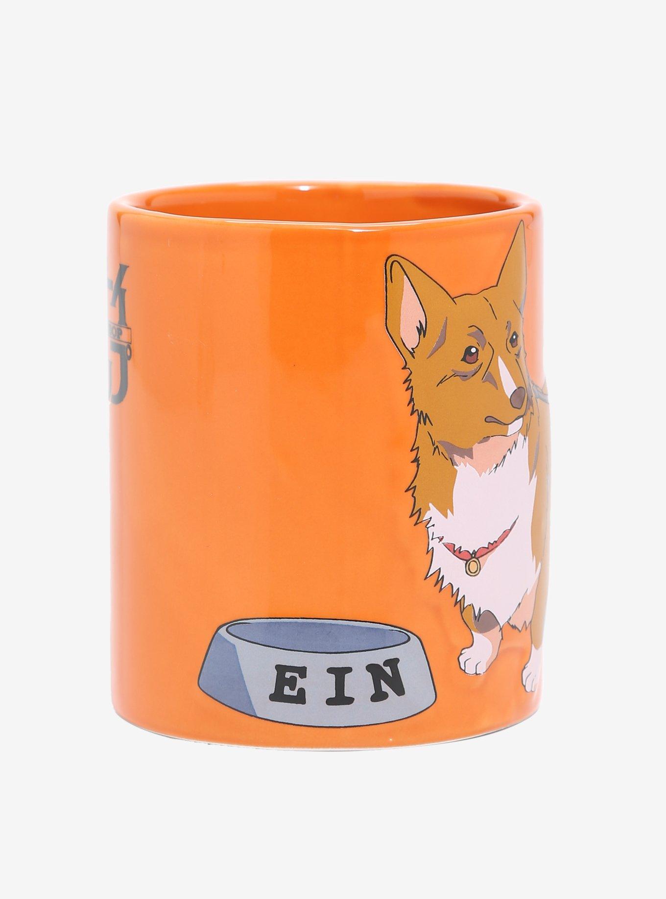 Cowboy Bebop Ein & Dish Embossed Mug, , alternate