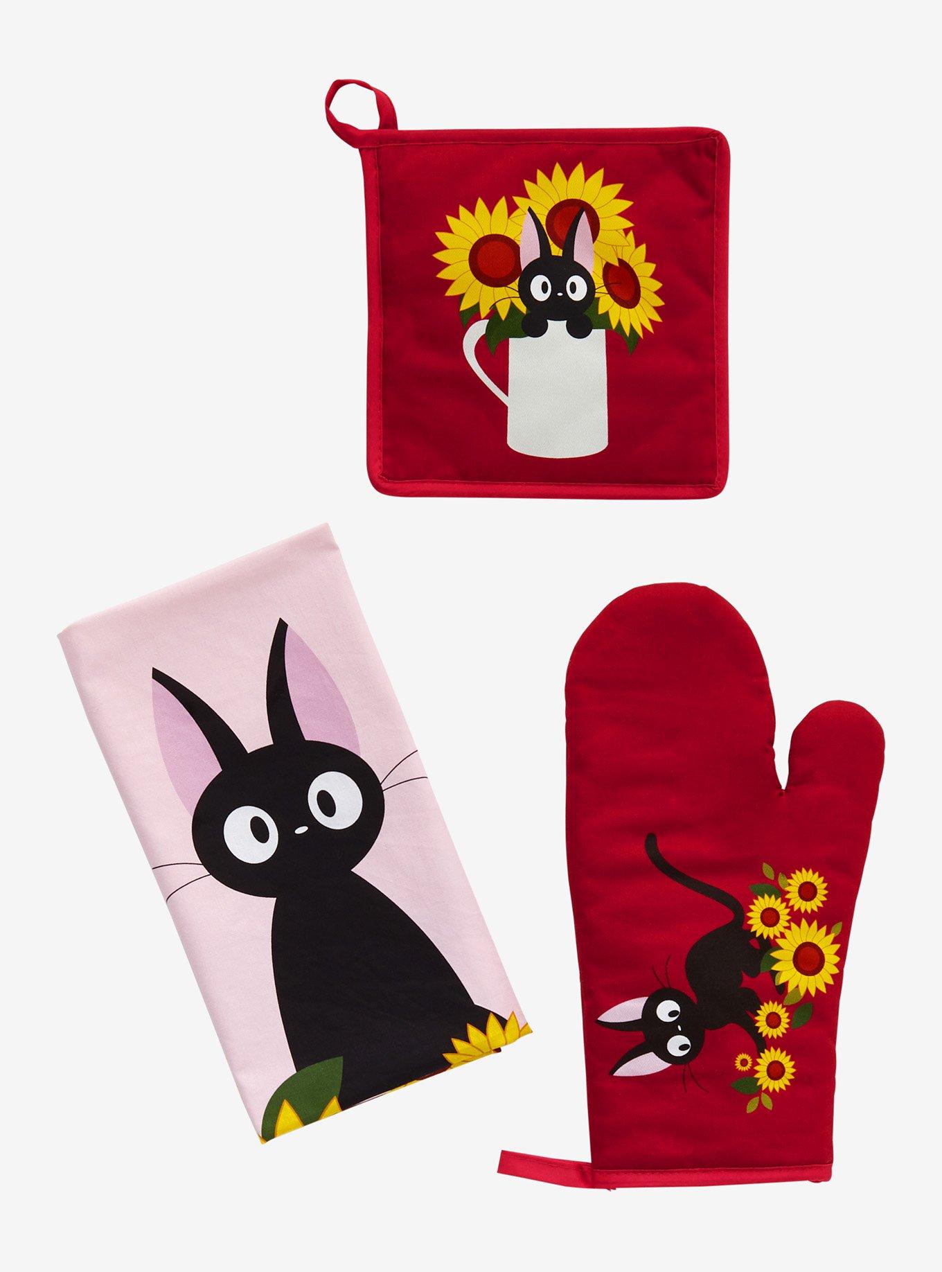 Our Universe Studio Ghibli Kiki&rsquo;s Delivery Service Jiji & Sunflowers Kitchen Set - BoxLunch Exclusive, , alternate
