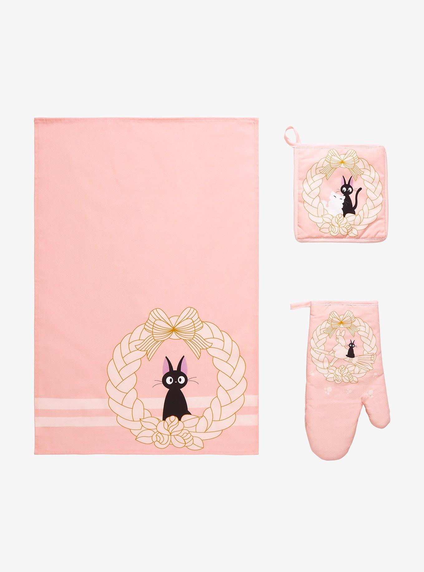 Studio Ghibli Kiki&rsquo;s Delivery Service Jiji & Lily Wreath Kitchen Set - BoxLunch Exclusive, , alternate