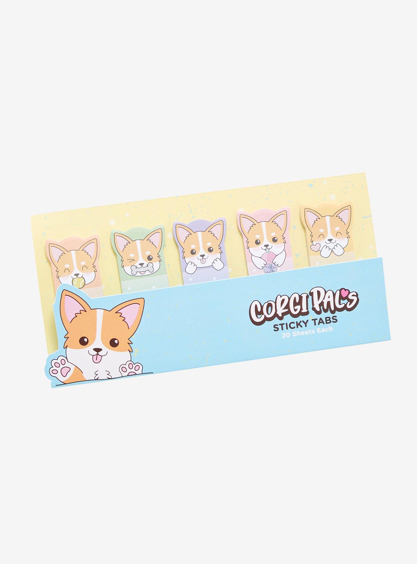 Chibi Corgi Sticky Tabs, , alternate