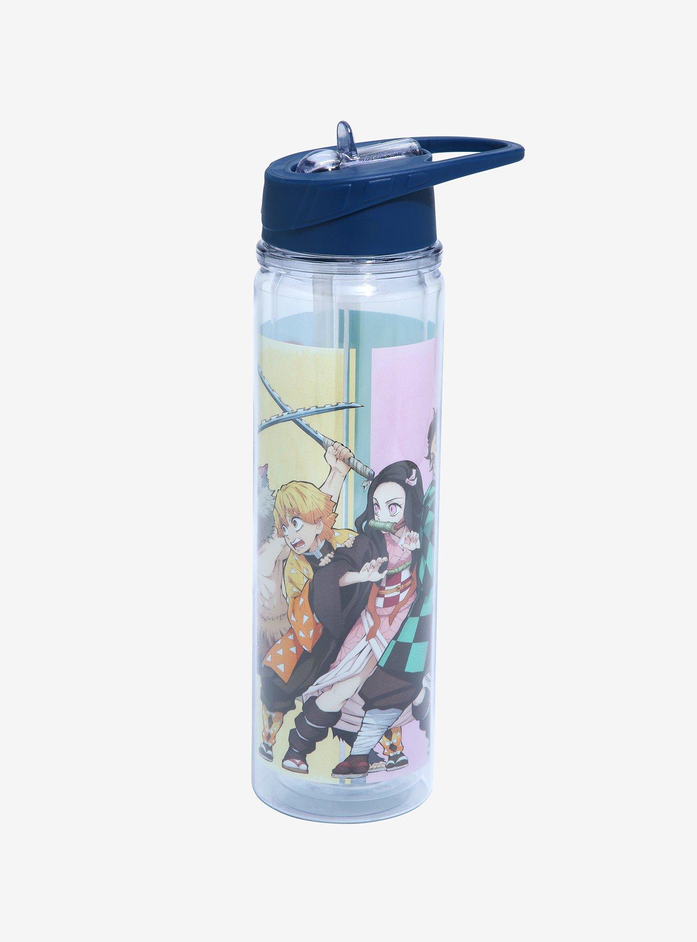 Demon Slayer: Kimetsu no Yaiba Group Panels Water Bottle, , alternate