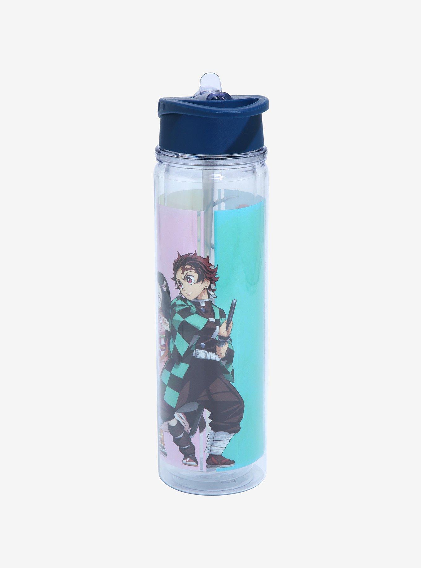 Demon Slayer: Kimetsu no Yaiba Group Panels Water Bottle, , alternate