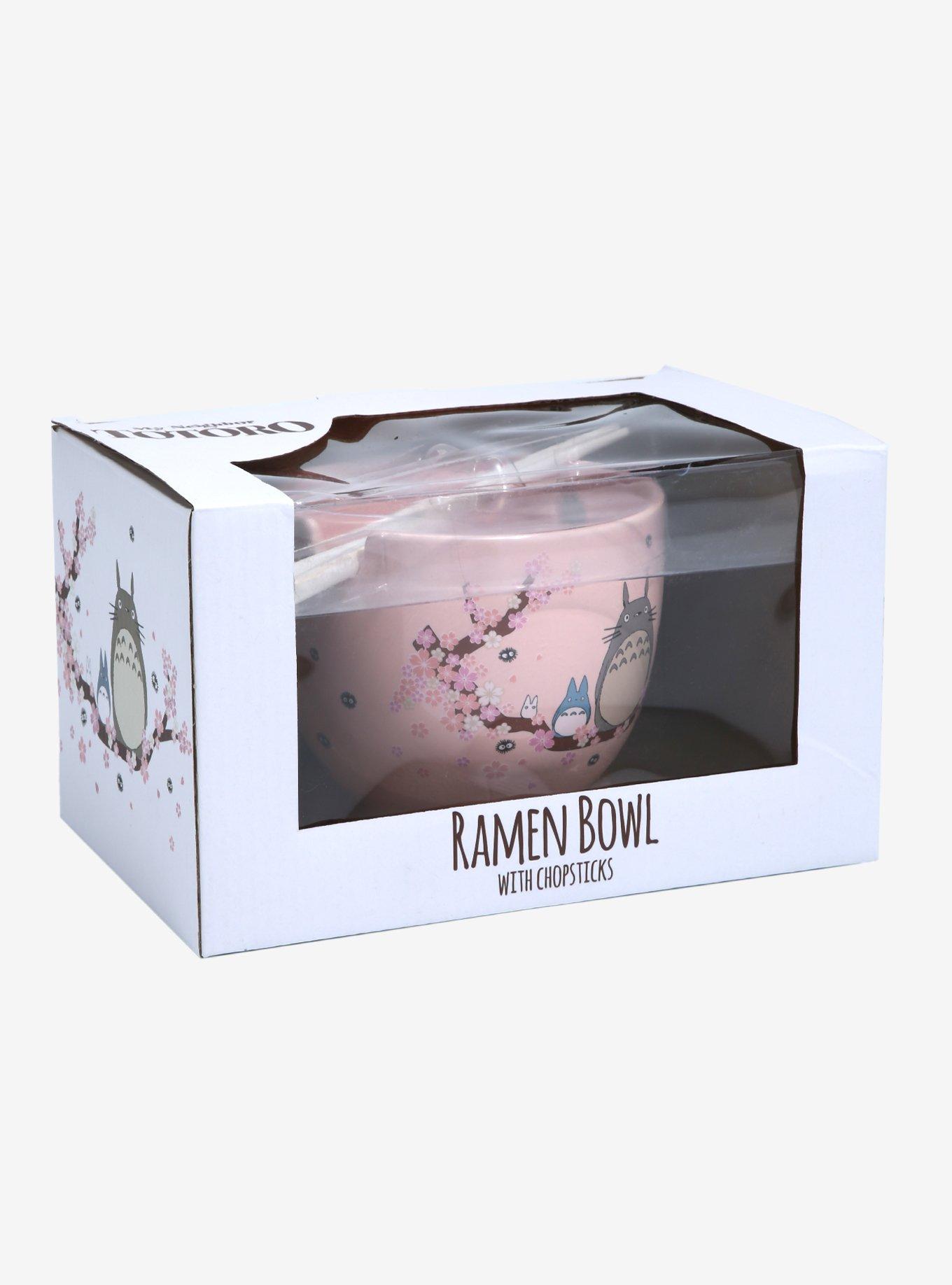 Our Universe Studio Ghibli My Neighbor Totoro Cherry Blossoms Ramen Bowl with Chopsticks - BoxLunch Exclusive, , alternate