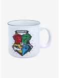 Harry Potter Hogwarts Stylized Crest Camper Mug, , alternate