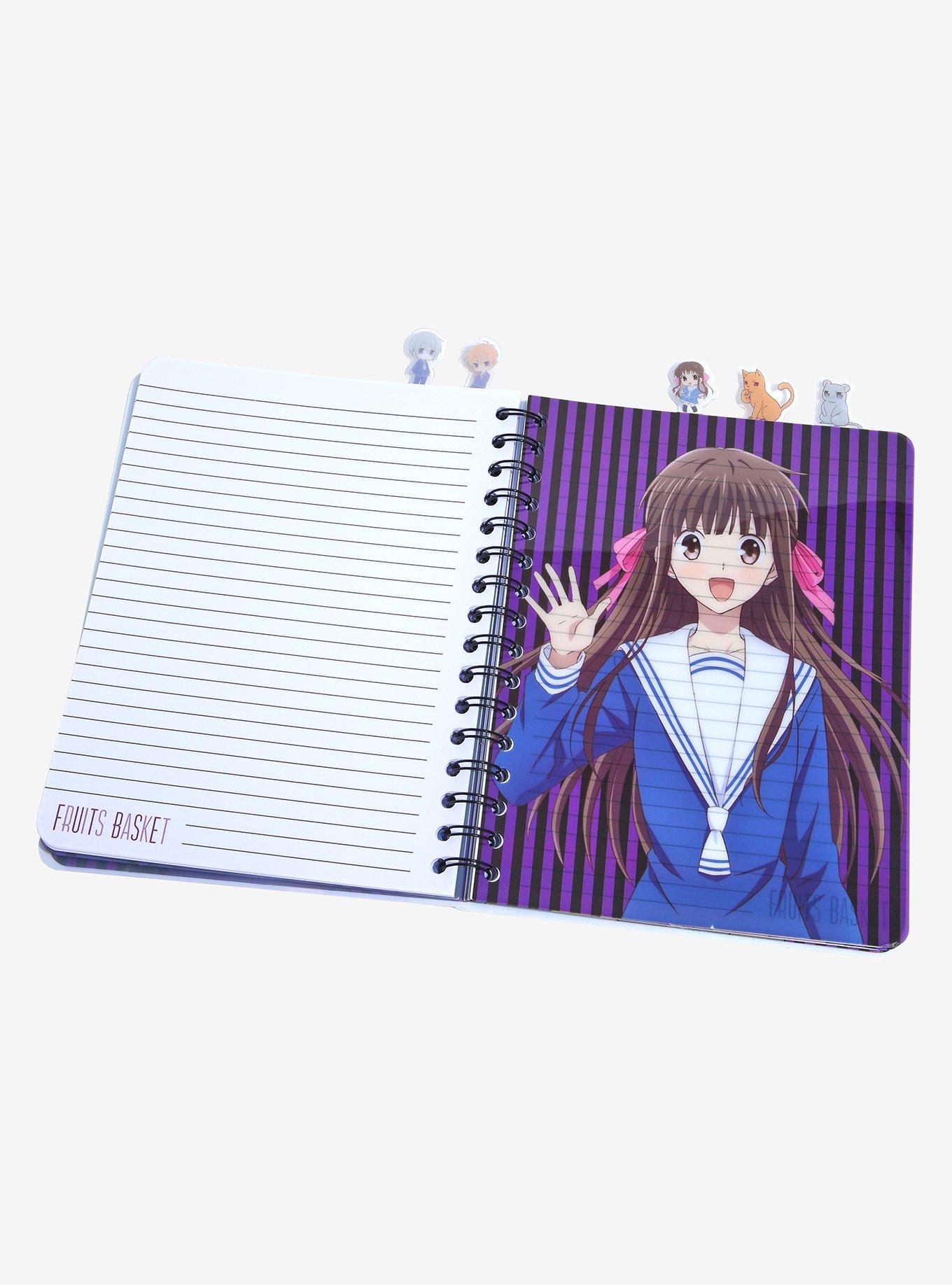 Fruits Basket Group Portrait Tab Journal - BoxLunch Exclusive, , alternate