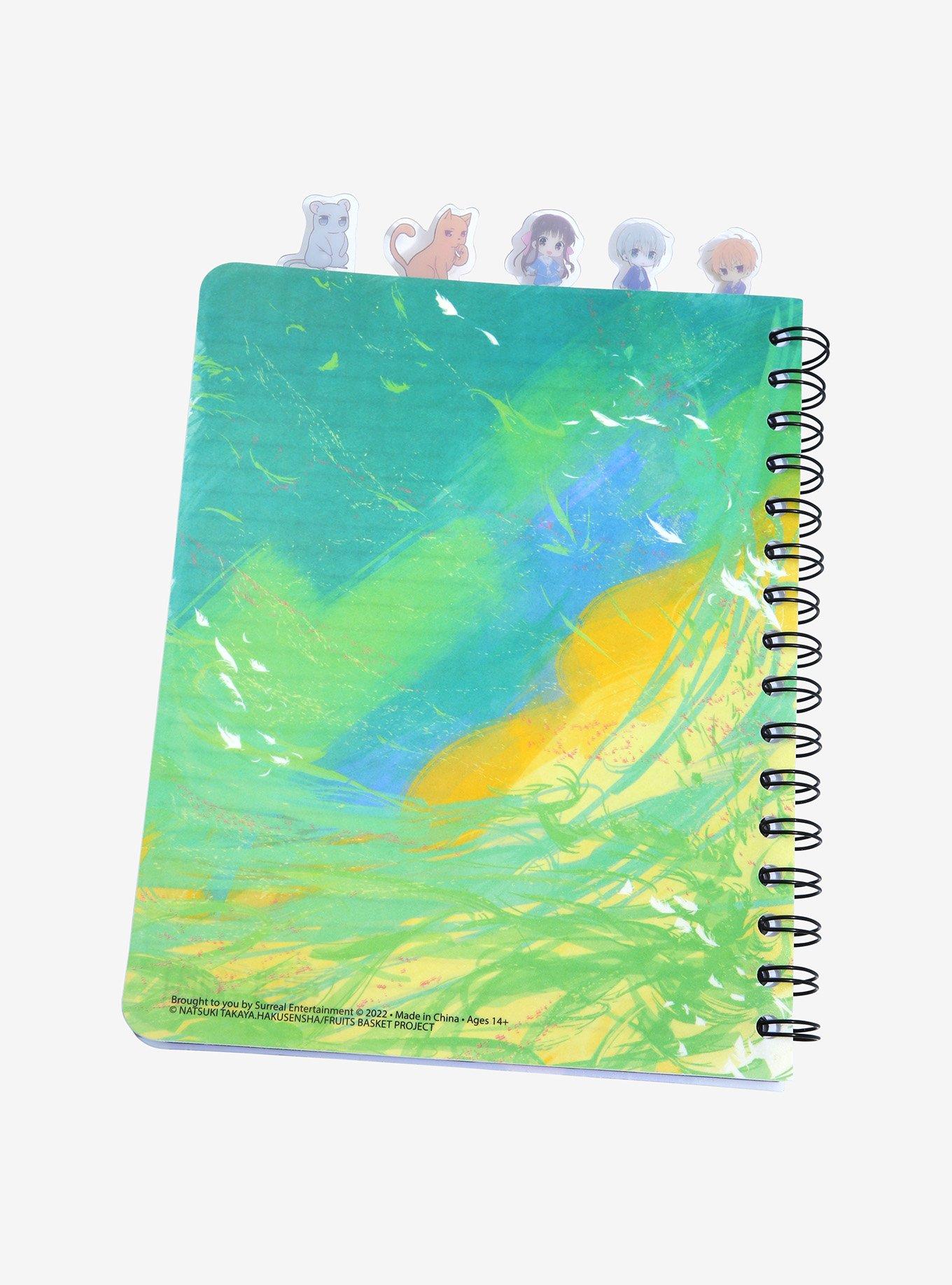Fruits Basket Group Portrait Tab Journal - BoxLunch Exclusive, , alternate