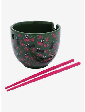 Studio Ghibli Kiki’s Delivery Service Jiji & Flowers Ramen Bowl with Chopsticks - BoxLunch Exclusive, , hi-res