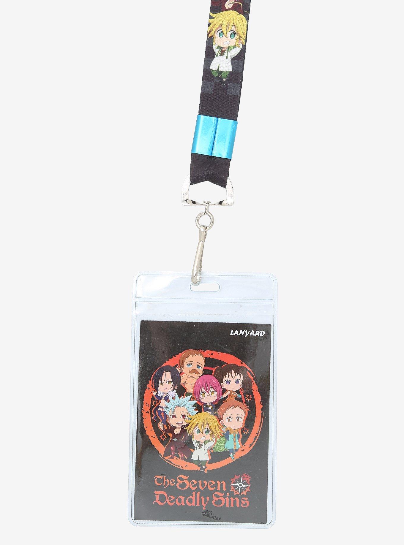 The Seven Deadly Sins Chibi Character Lanyard, , alternate