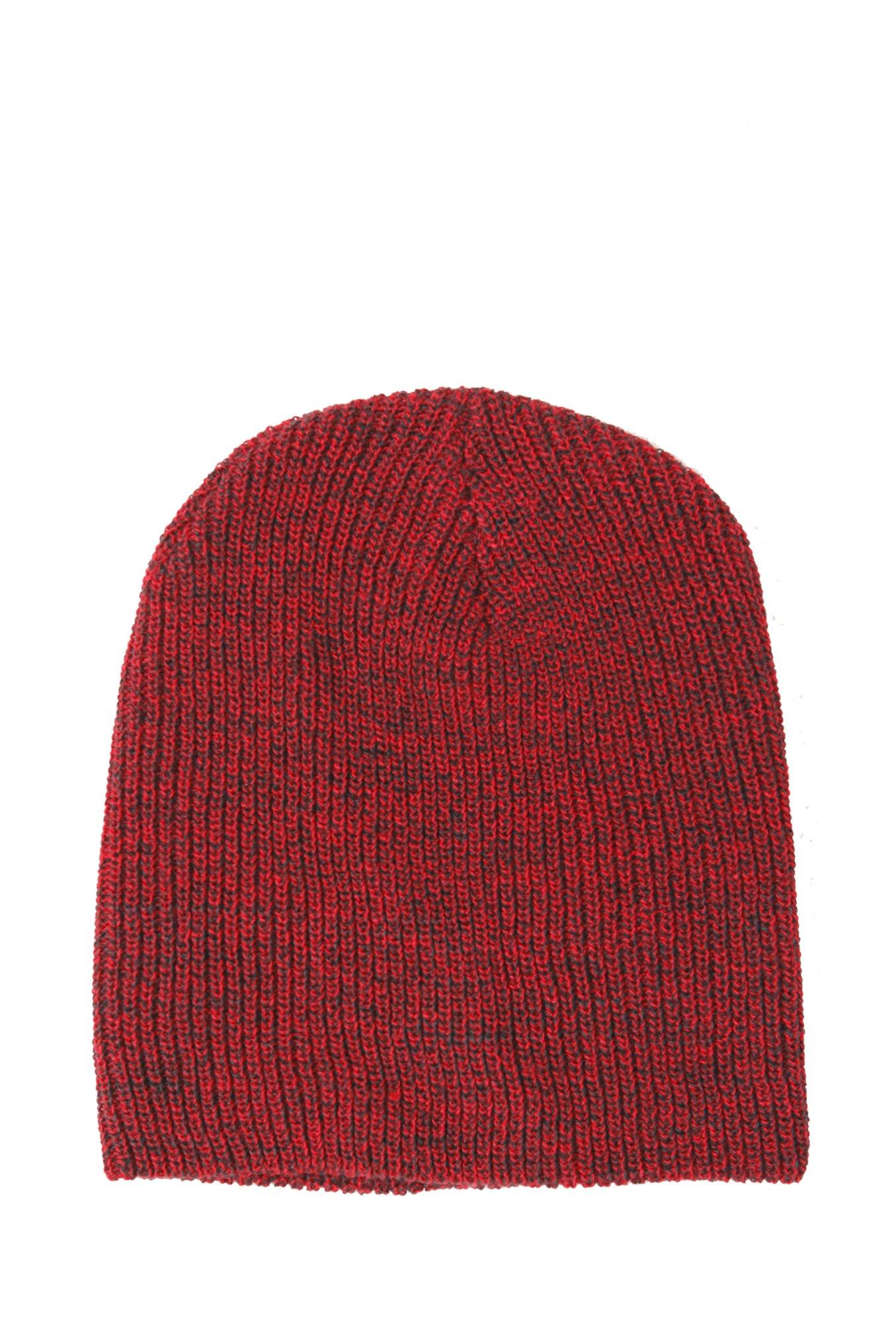 Red Marled Beanie, , alternate