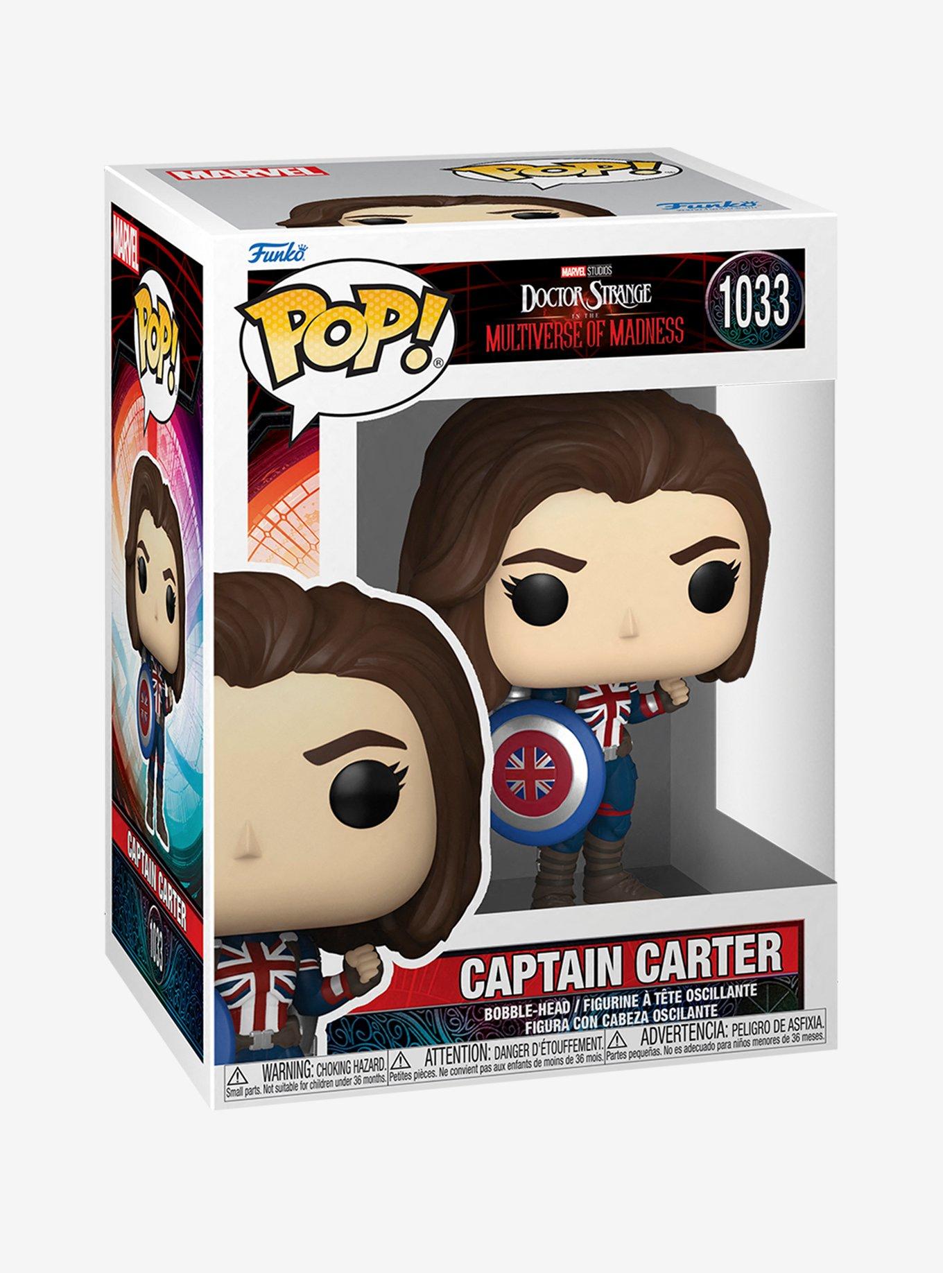 Funko Pop! Marvel Doctor Strange in the Multiverse of Madness Captain Carter Vinyl Bobble-Head, , alternate