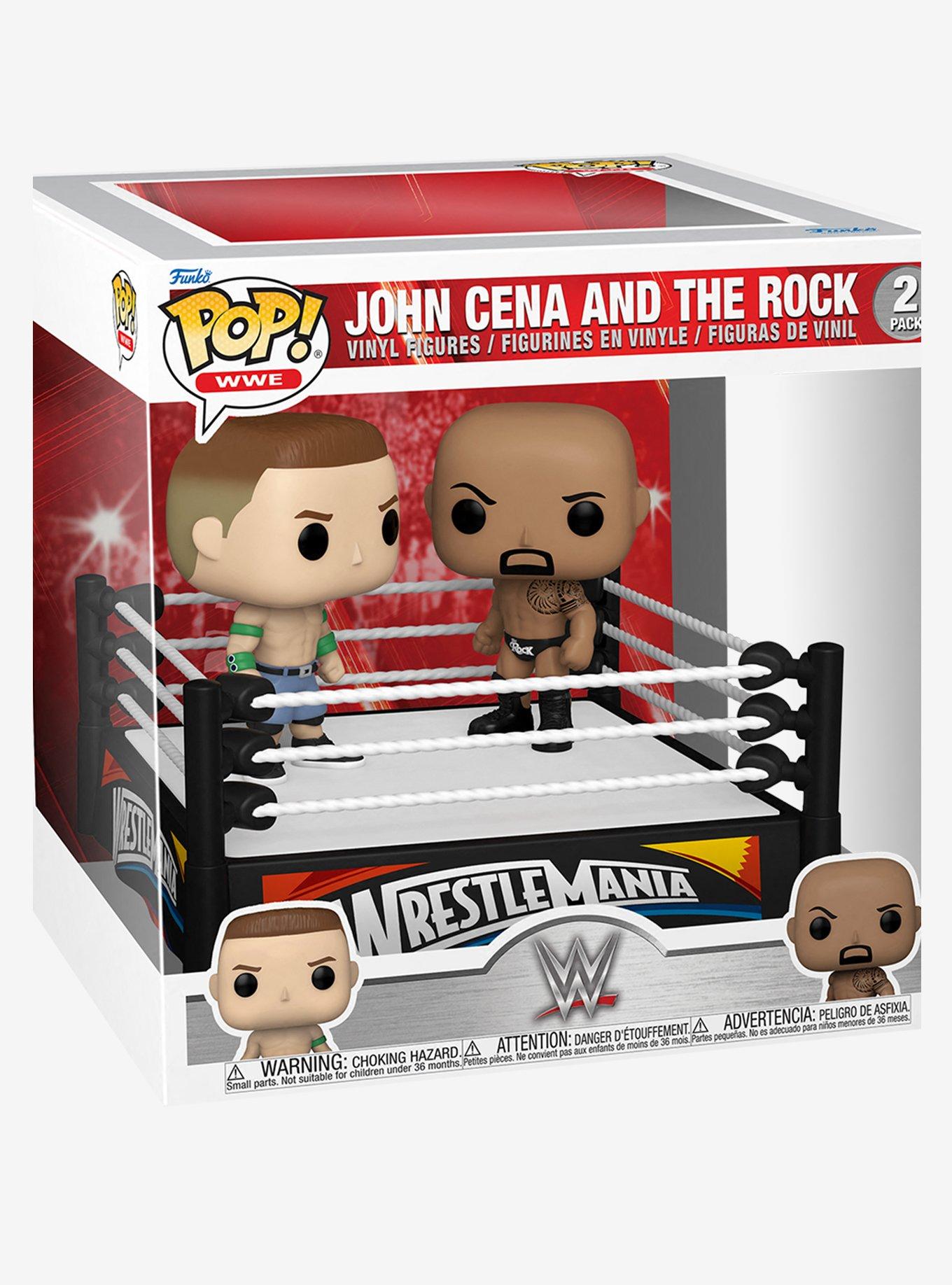 Funko Pop! WWE John Cena and The Rock Vinyl Figures, , hi-res