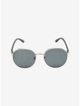 Silver Round Sunglasses, , alternate
