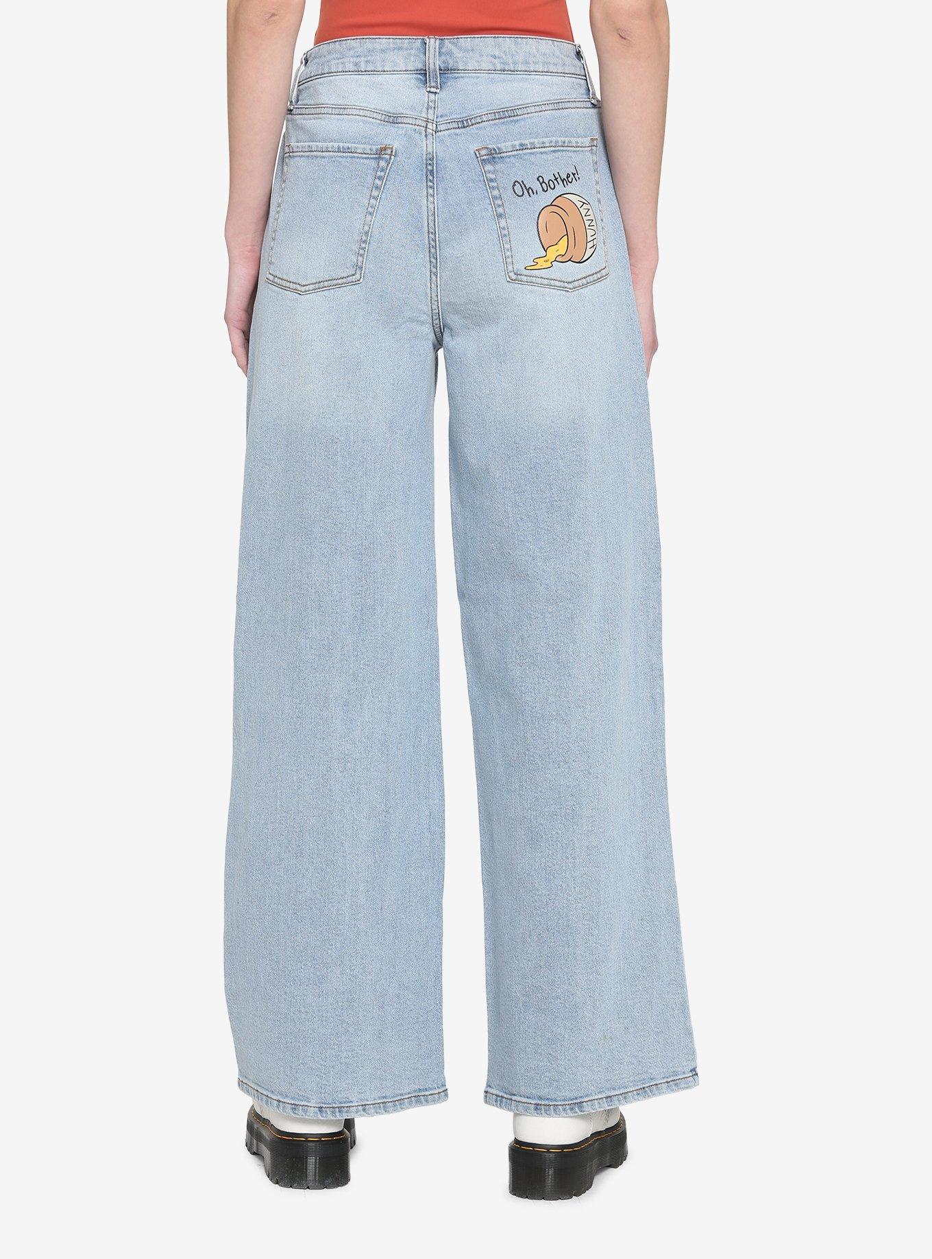 Disney Winnie The Pooh Characters Straight Leg Jeans, MULTI, alternate