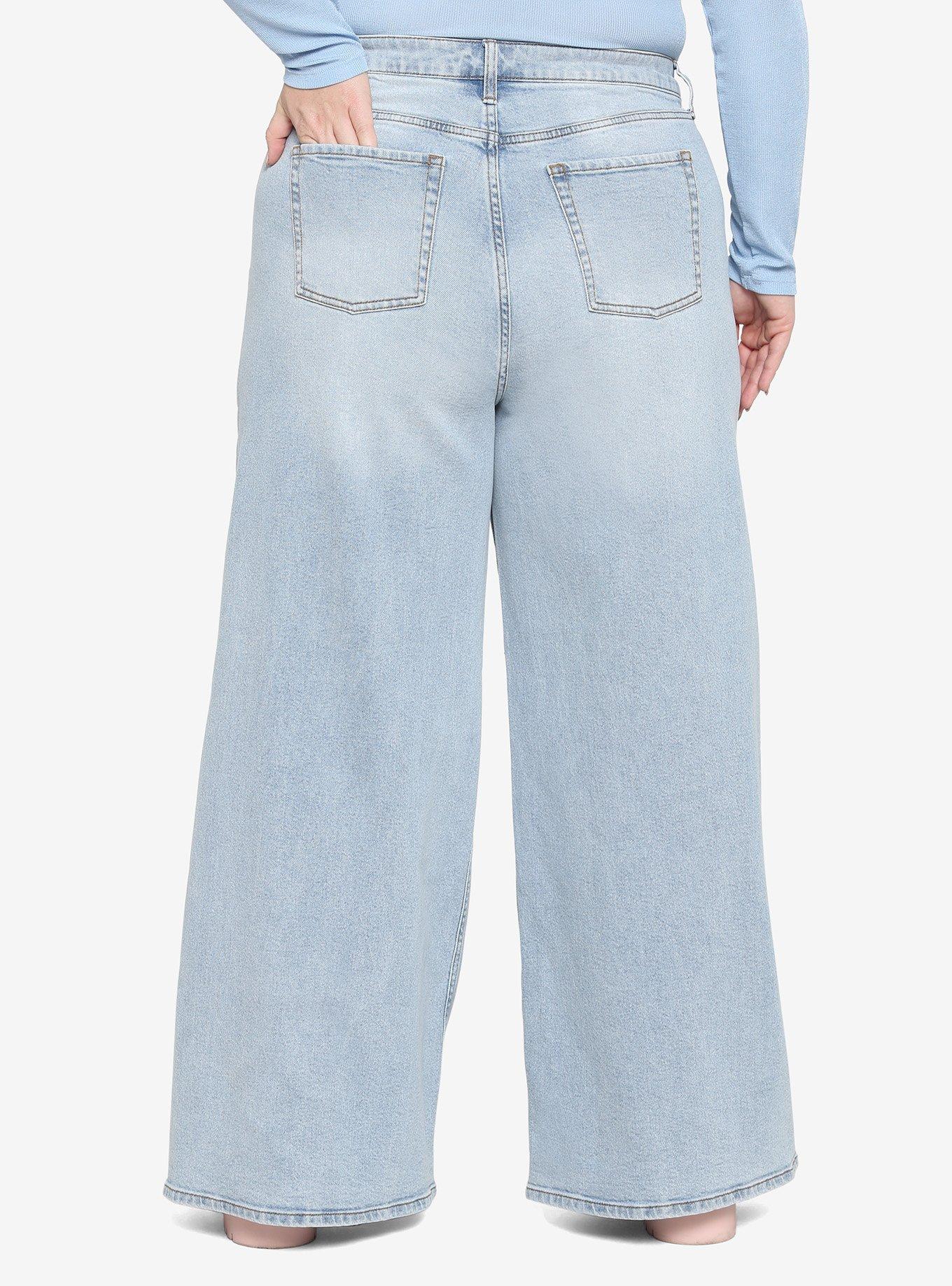 Disney Lilo & Stitch Straight Leg Jeans Plus Size, MULTI, alternate