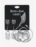 Attack on Titan Eldian Military Crests Earring Set - BoxLunch Exclusive, , alternate