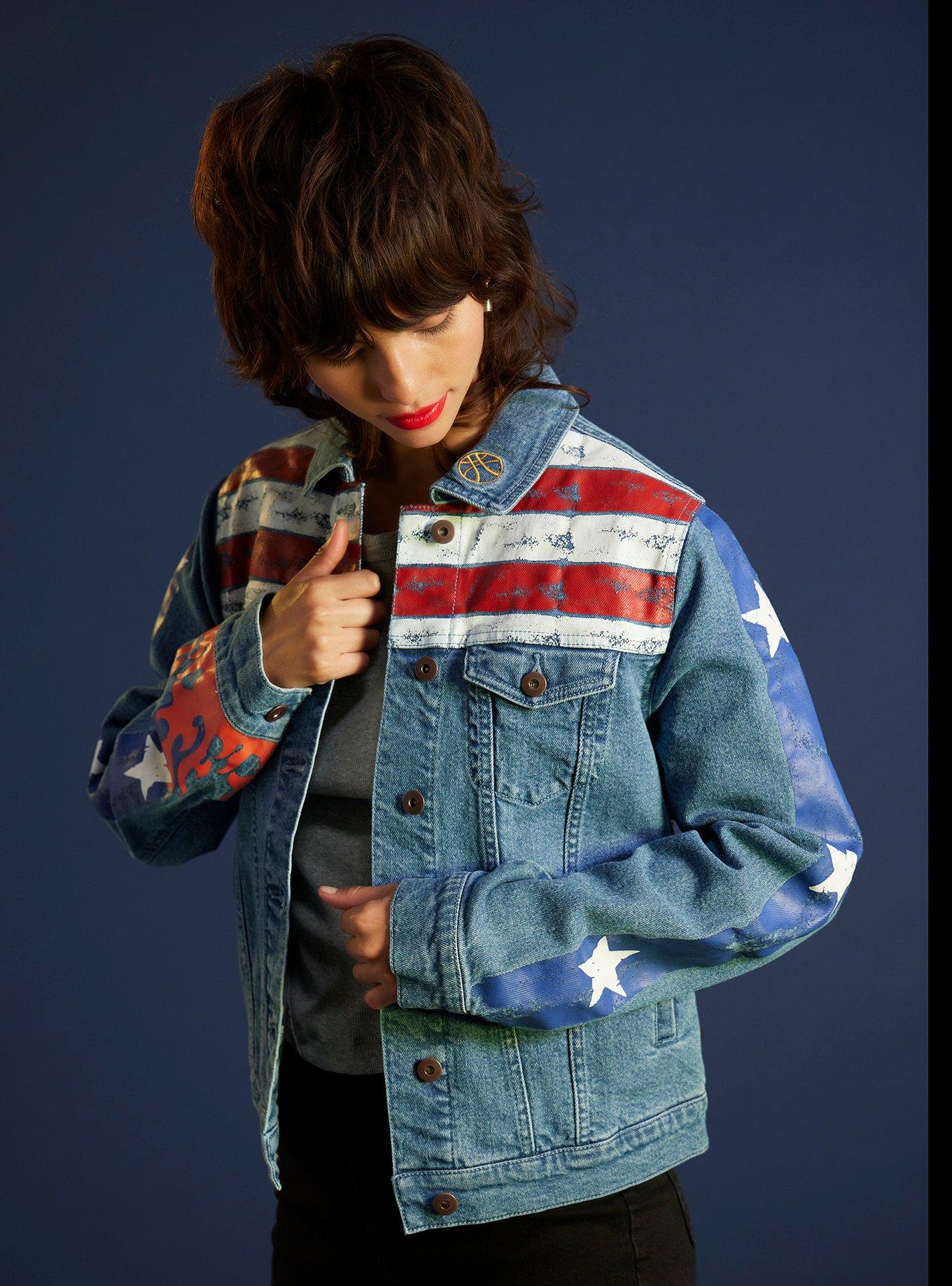 Her Universe Marvel Doctor Strange In The Multiverse Of Madness America Chavez Denim Jacket, MULTI, alternate