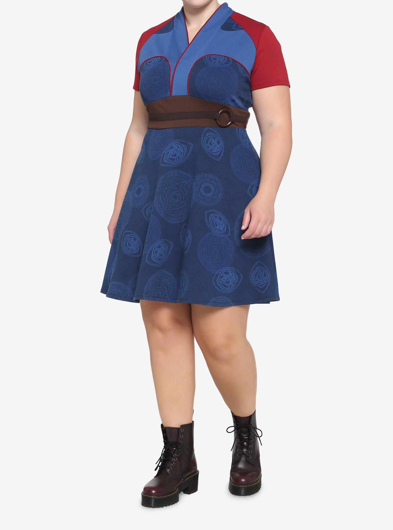 Her Universe Marvel Doctor Strange In The Multiverse Of Madness Doctor Strange Dress Plus Size, MULTI, alternate
