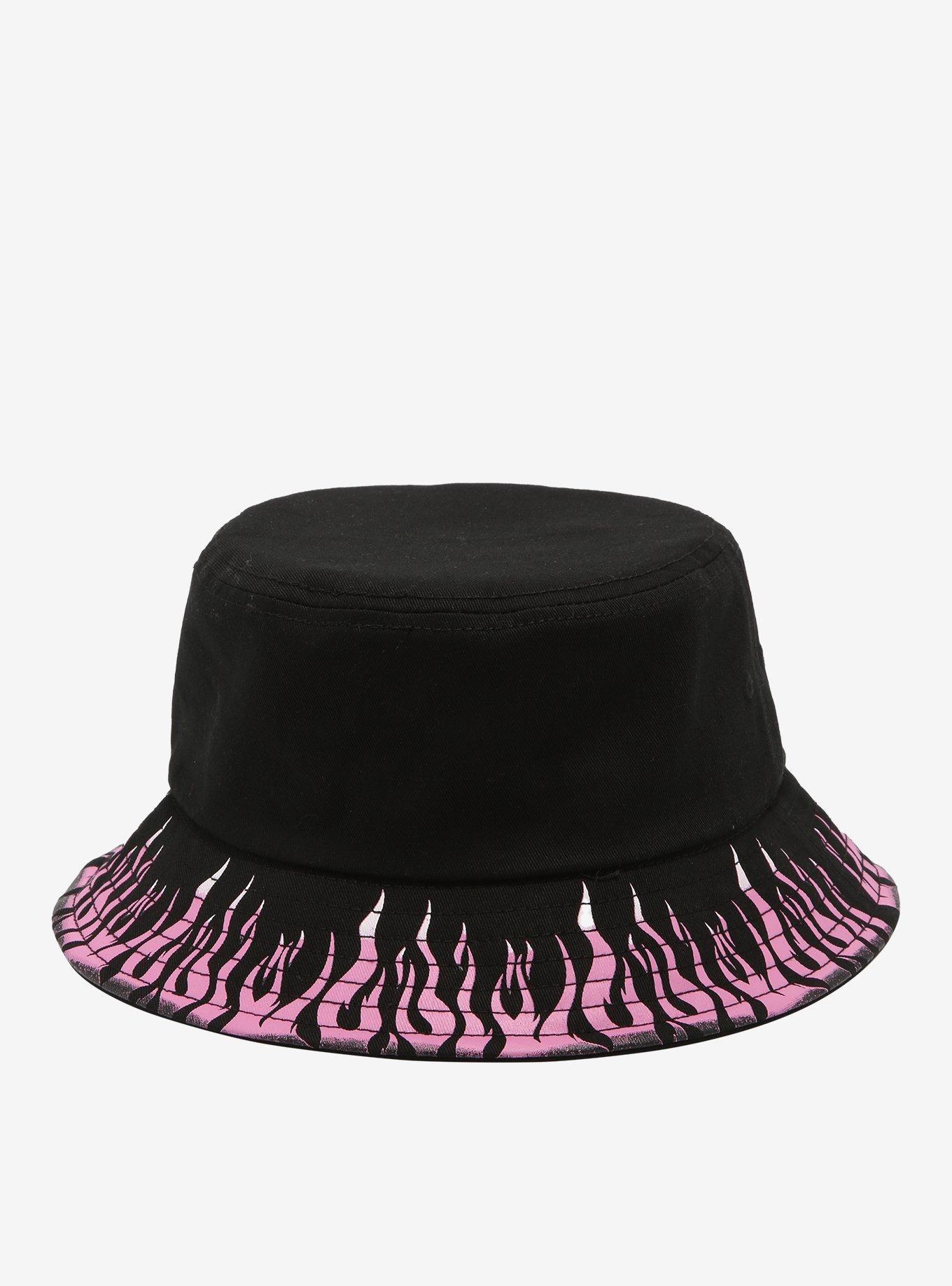Kuromi Flames Bucket Hat, , alternate