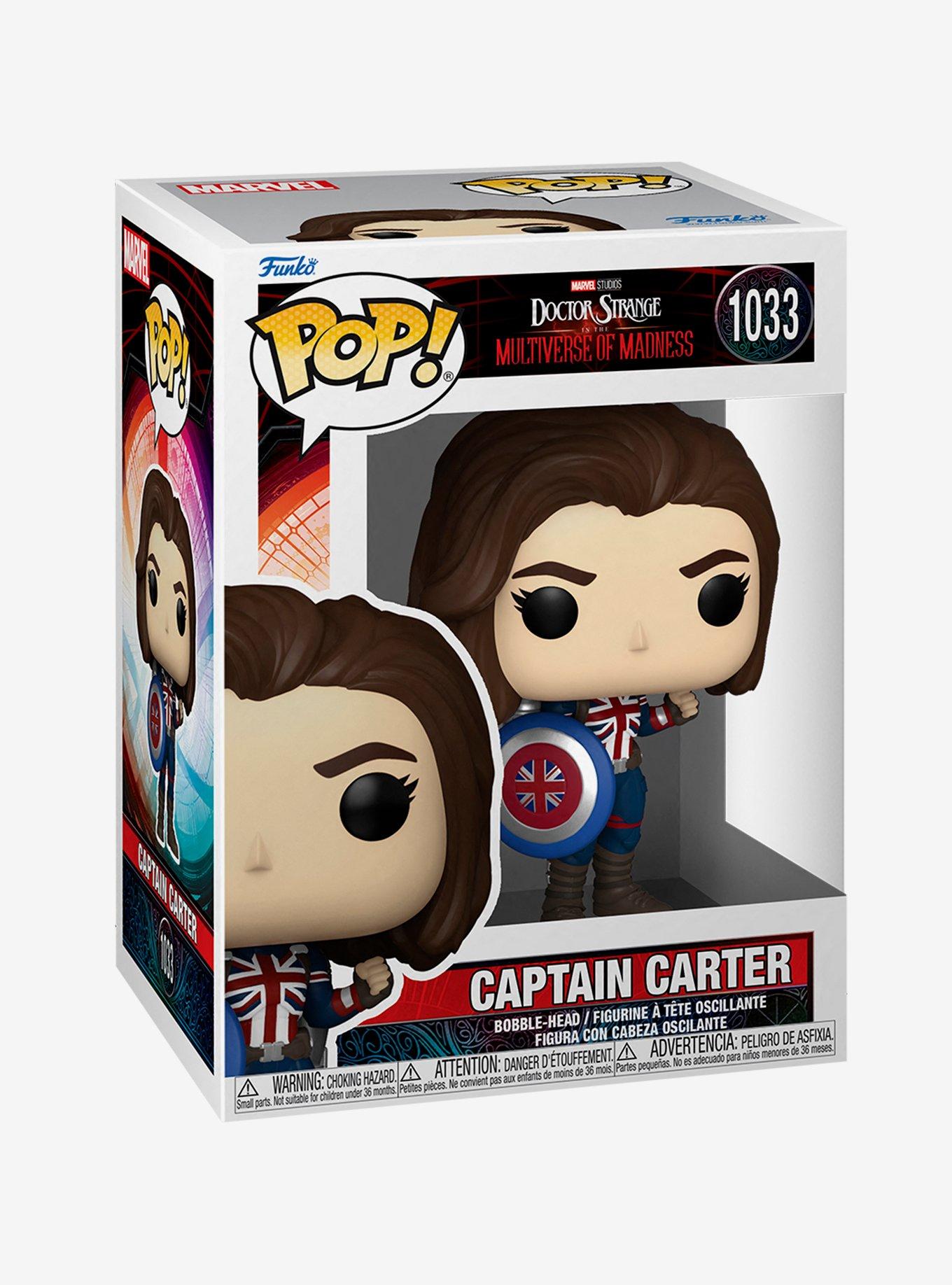 Funko Marvel Doctor Strange In The Multiverse Of Madness Pop! Captain Carter Vinyl Bobble-Head, , alternate