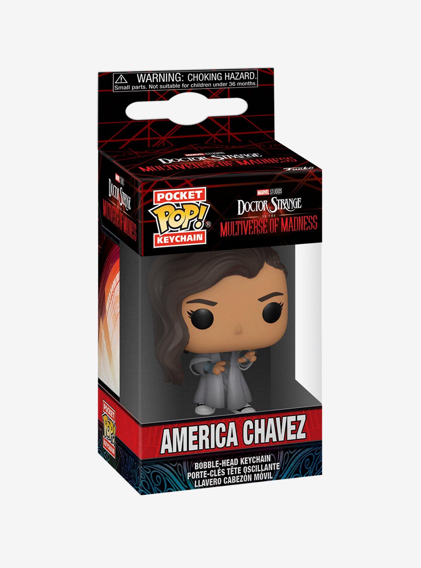 Funko Marvel Doctor Strange In The Multiverse Of Madness Pocket Pop! America Chavez Vinyl Bobble-Head Key Chain, , hi-res