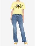Her Universe Studio Ghibli Kiki's Delivery Service Jiji Sunflower Girls Crop T-Shirt, MULTI, alternate