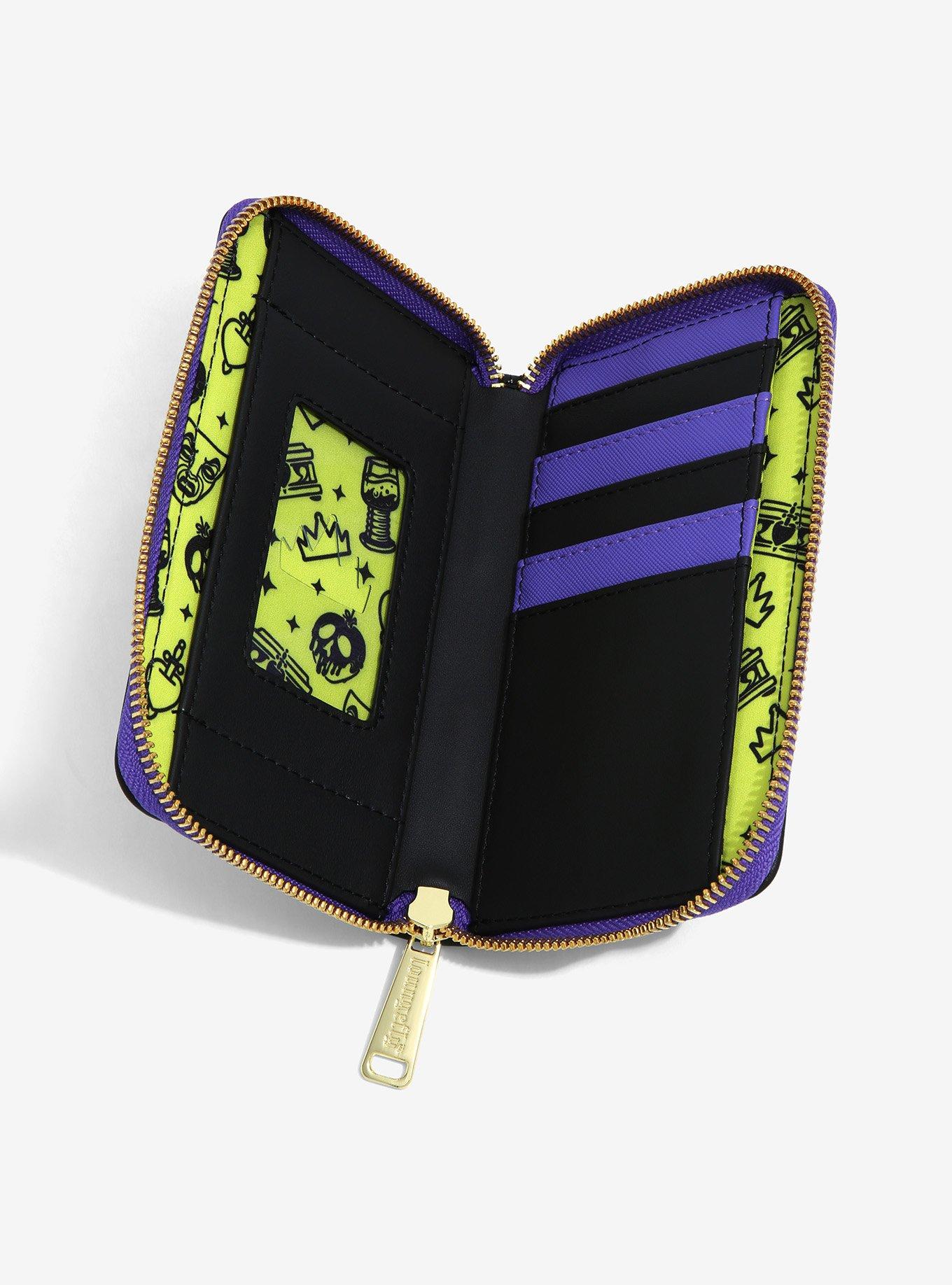 Loungefly Disney Snow White and the Seven Dwarfs Evil Queen Zip Wallet - BoxLunch Exclusive, , alternate