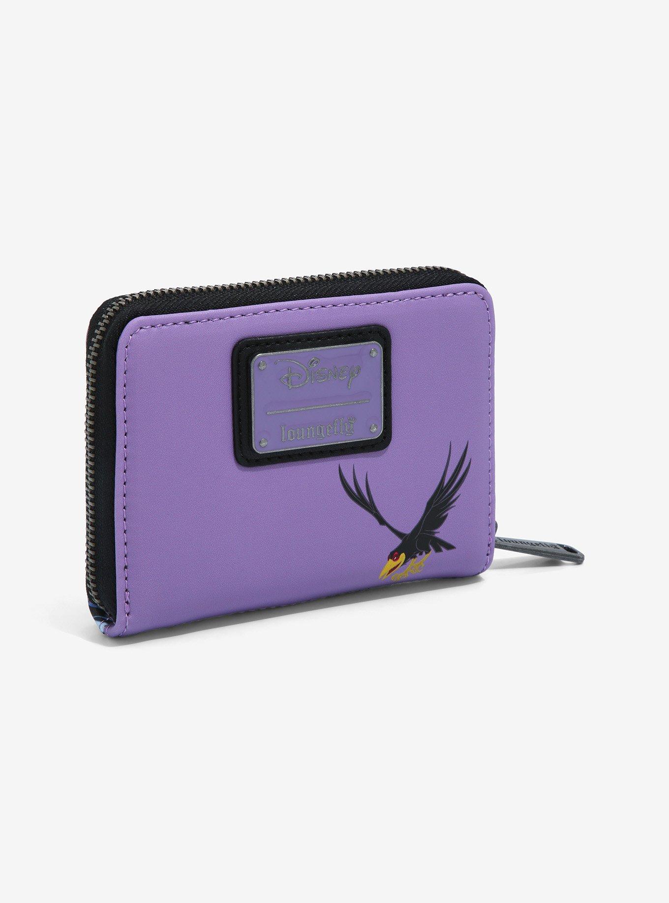 Maleficent Window Box Glow Zip Around Wristlet Wallet