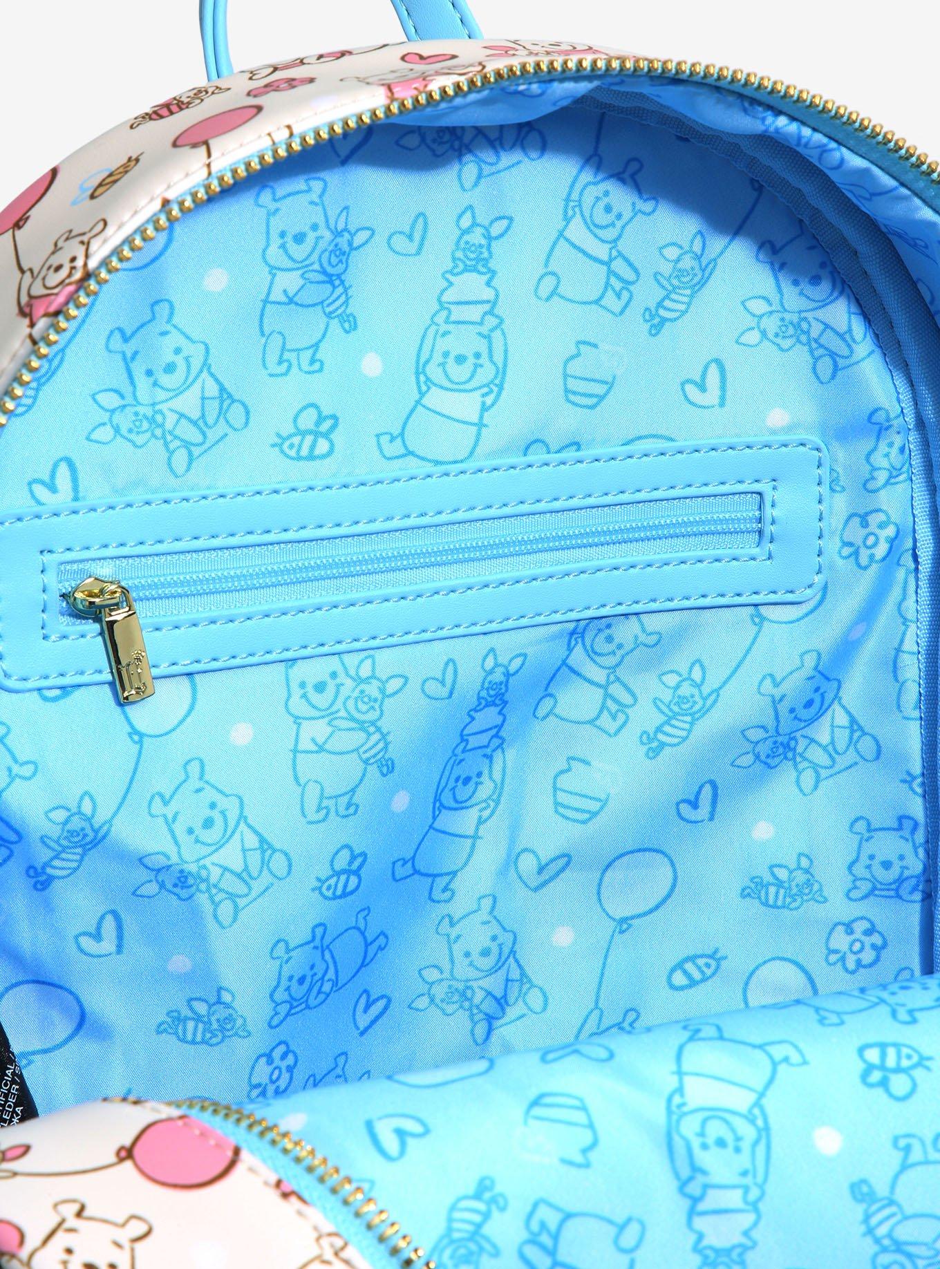 Loungefly Disney Winnie the Pooh Piglet & Pooh with Balloons Sketch Mini Backpack - BoxLunch Exclusive, , alternate