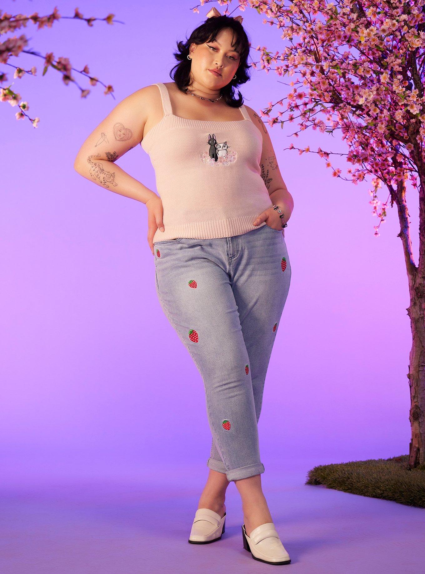 Her Universe Studio Ghibli Kiki's Delivery Service Jiji & Lily Knit Cami Plus Size, , alternate