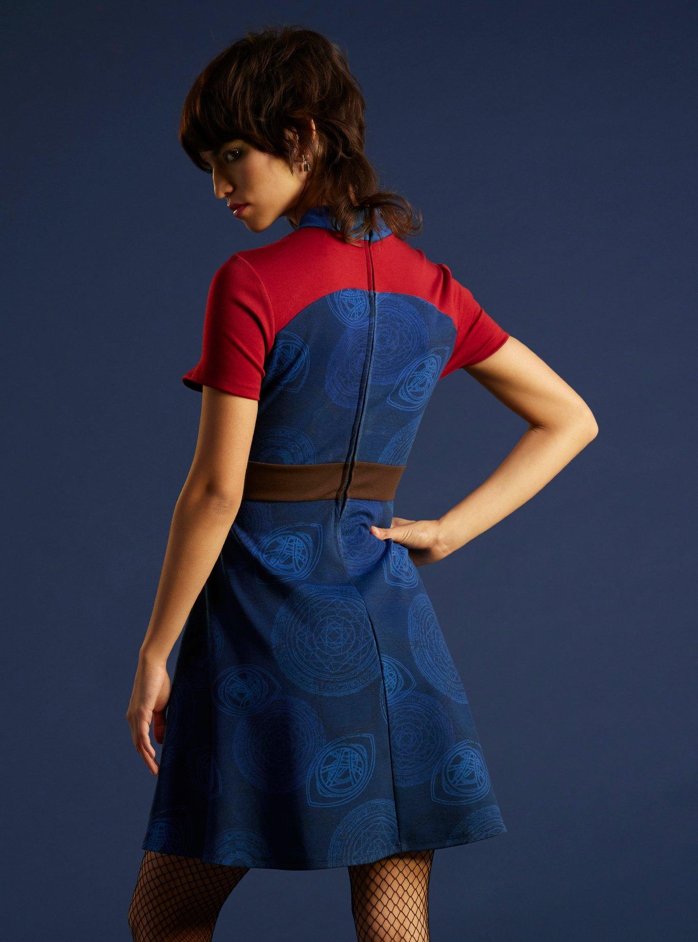 Her Universe Marvel Doctor Strange In The Multiverse Of Madness Doctor Strange Cosplay Dress, MULTI, alternate