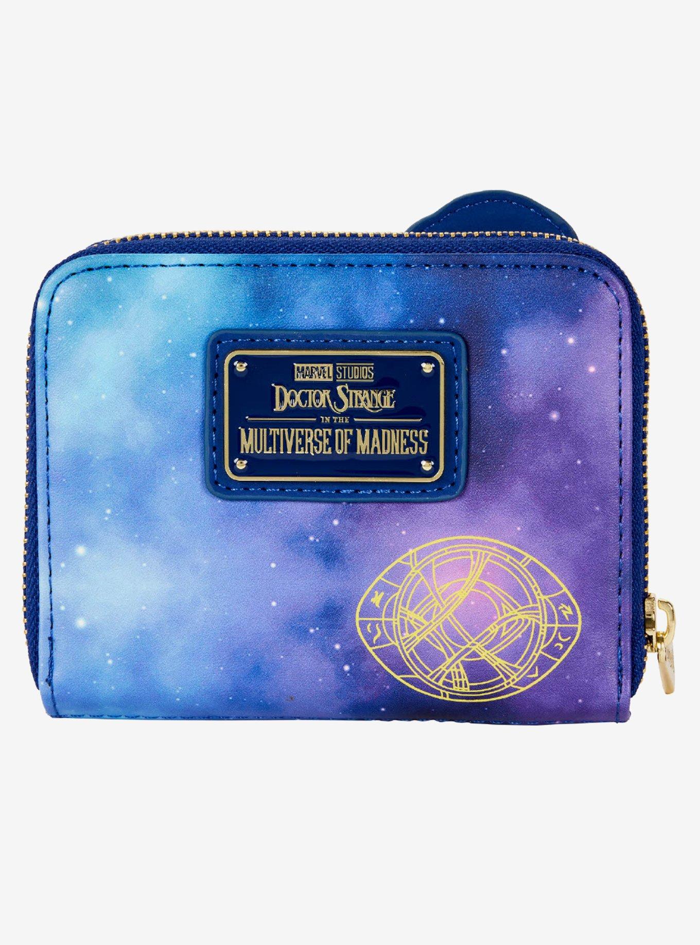 Loungefly Marvel Doctor Strange In The Multiverse Of Madness Glow-In-The-Dark Mini Zipper Wallet, , hi-res