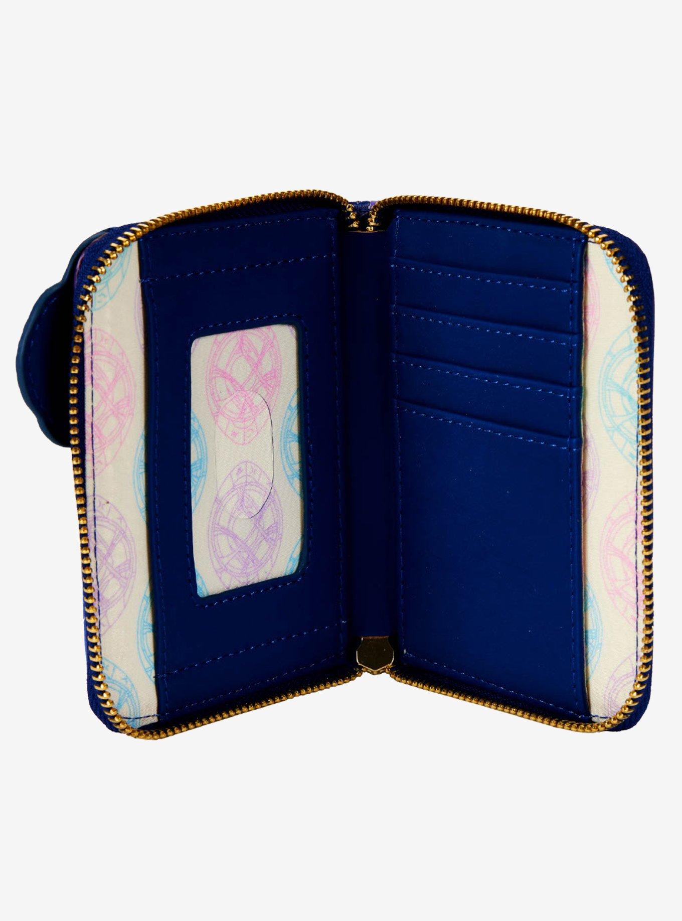 Loungefly Marvel Doctor Strange In The Multiverse Of Madness Glow-In-The-Dark Mini Zipper Wallet, , alternate