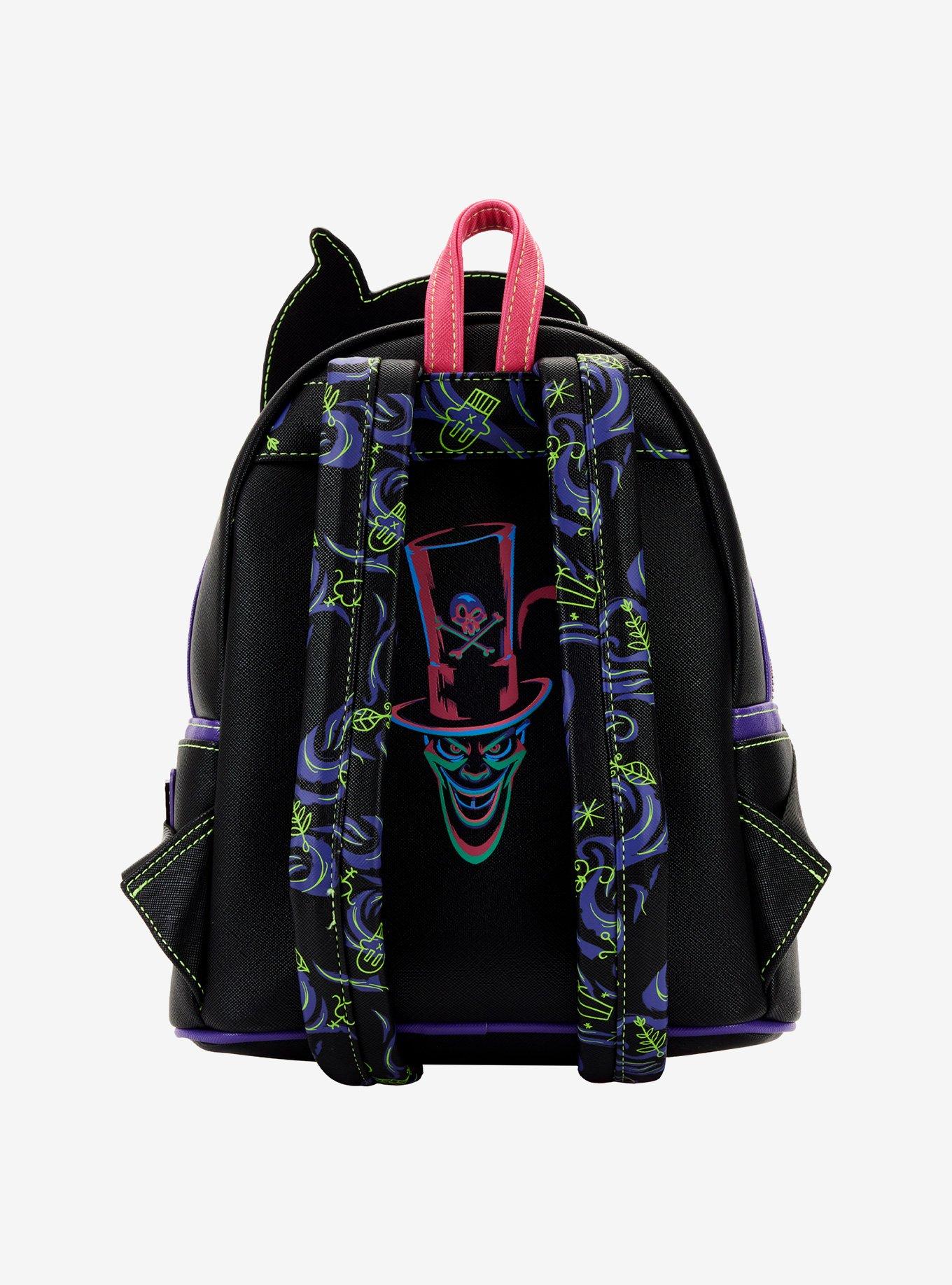 Loungefly Disney The Princess And The Frog Dr. Facilier Glow-In-The-Dark Mini Backpack, , alternate