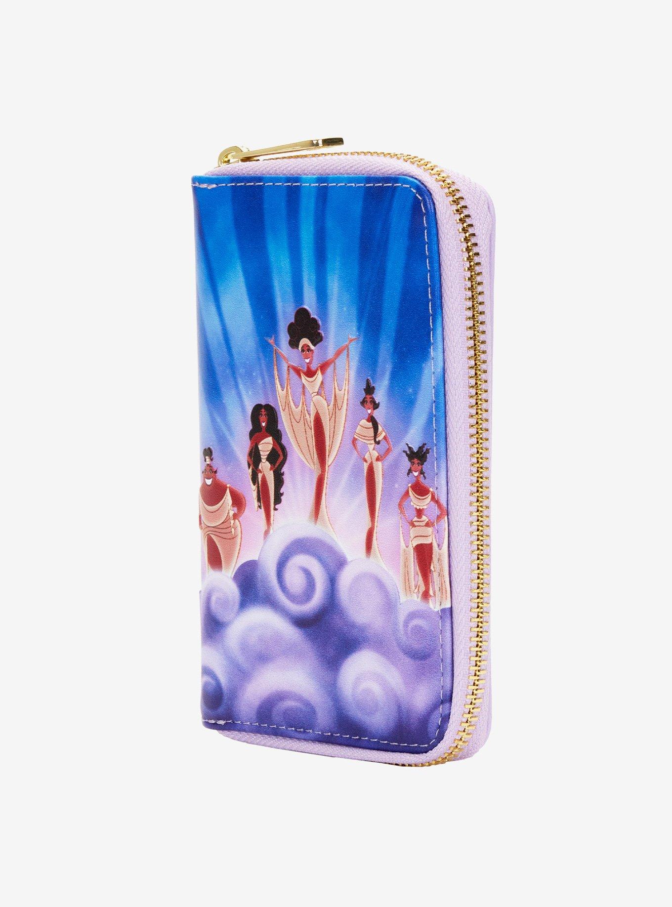 Loungefly Disney Hercules Muses Zipper Wallet, , alternate