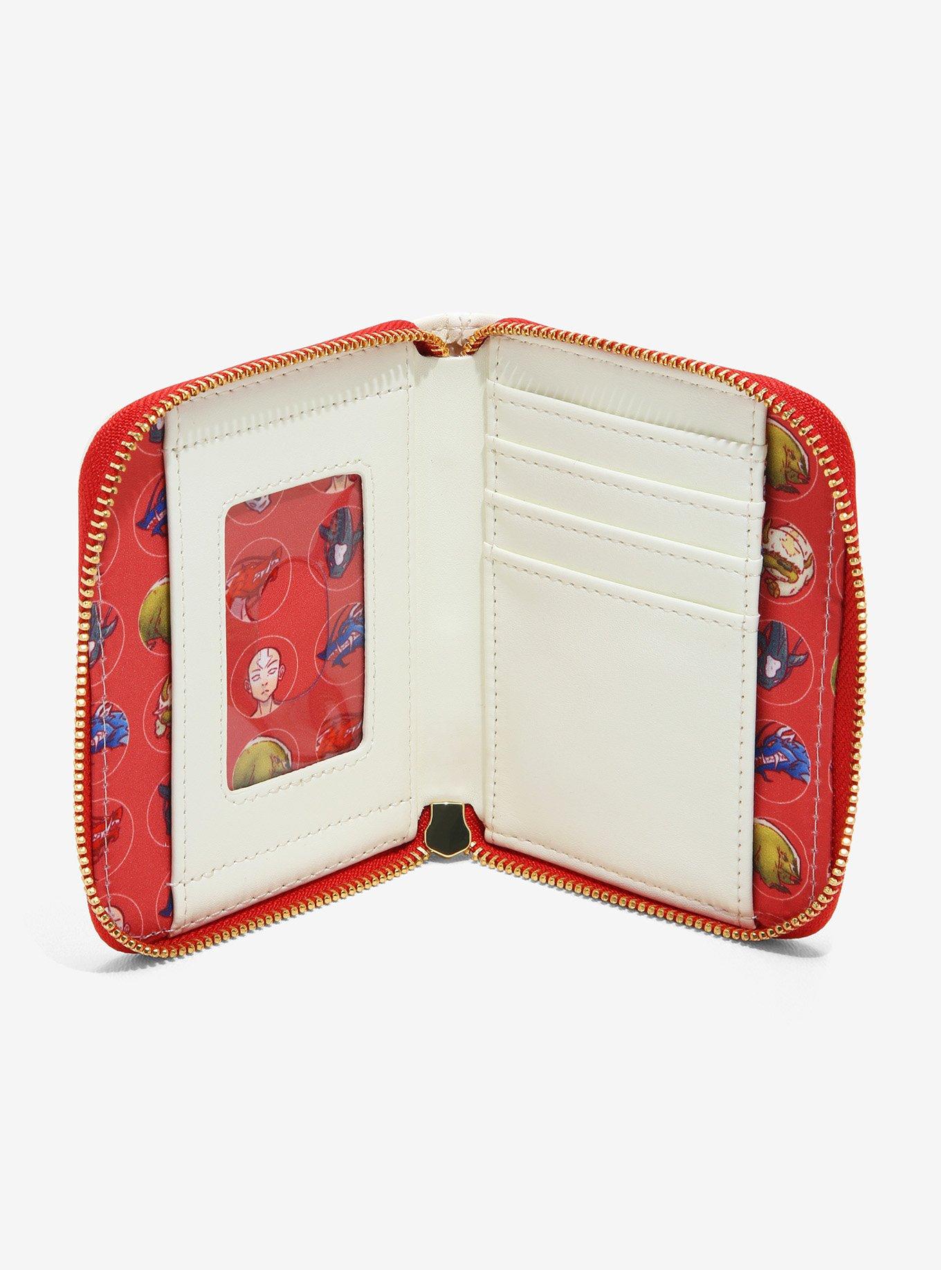 Loungefly Avatar: The Last Airbender Meditating Aang Mini Zipper Wallet, , alternate
