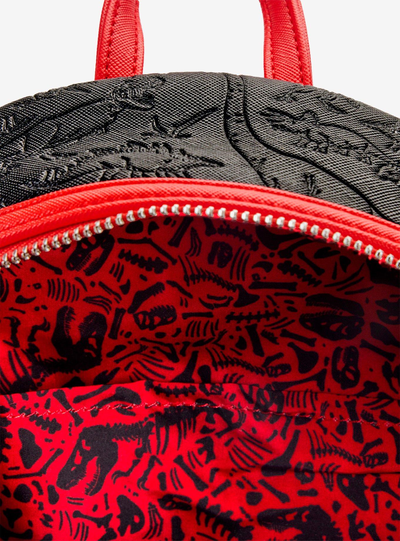 Loungefly Jurassic Park Dinosaur Logo Mini Backpack, , alternate