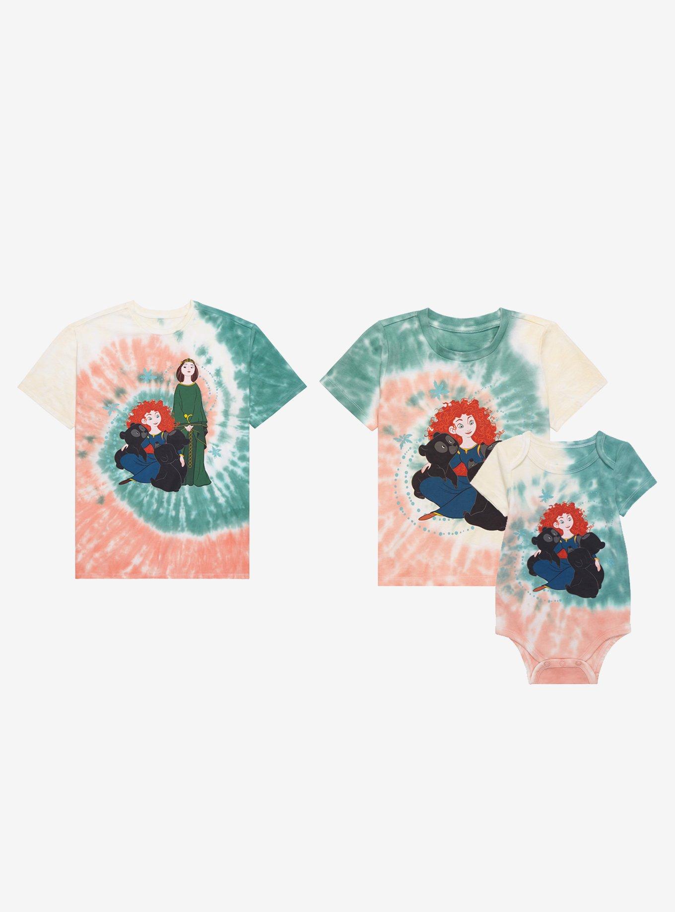 Our Universe Disney Pixar Brave DunBroch Family Women's Tie-Dye T-Shirt - BoxLunch Exclusive, TIE DYE, alternate