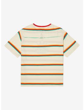 Plus Size Stranger Things Chibi Demogorgon Striped Women’s T-Shirt - BoxLunch Exclusive, , hi-res