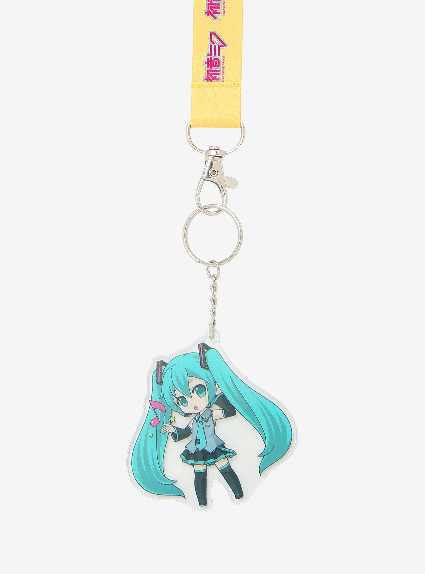 Hatsune Miku Chibi Character Lanyard With Key Chain, , alternate