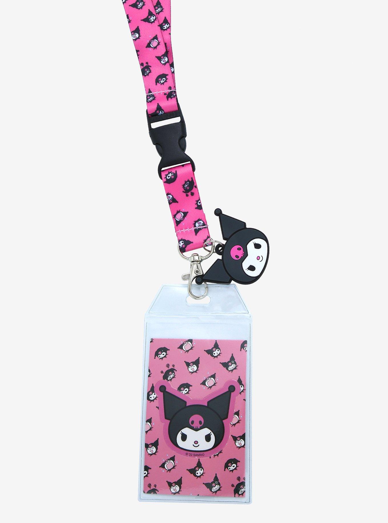 Kuromi Charm Lanyard, , alternate