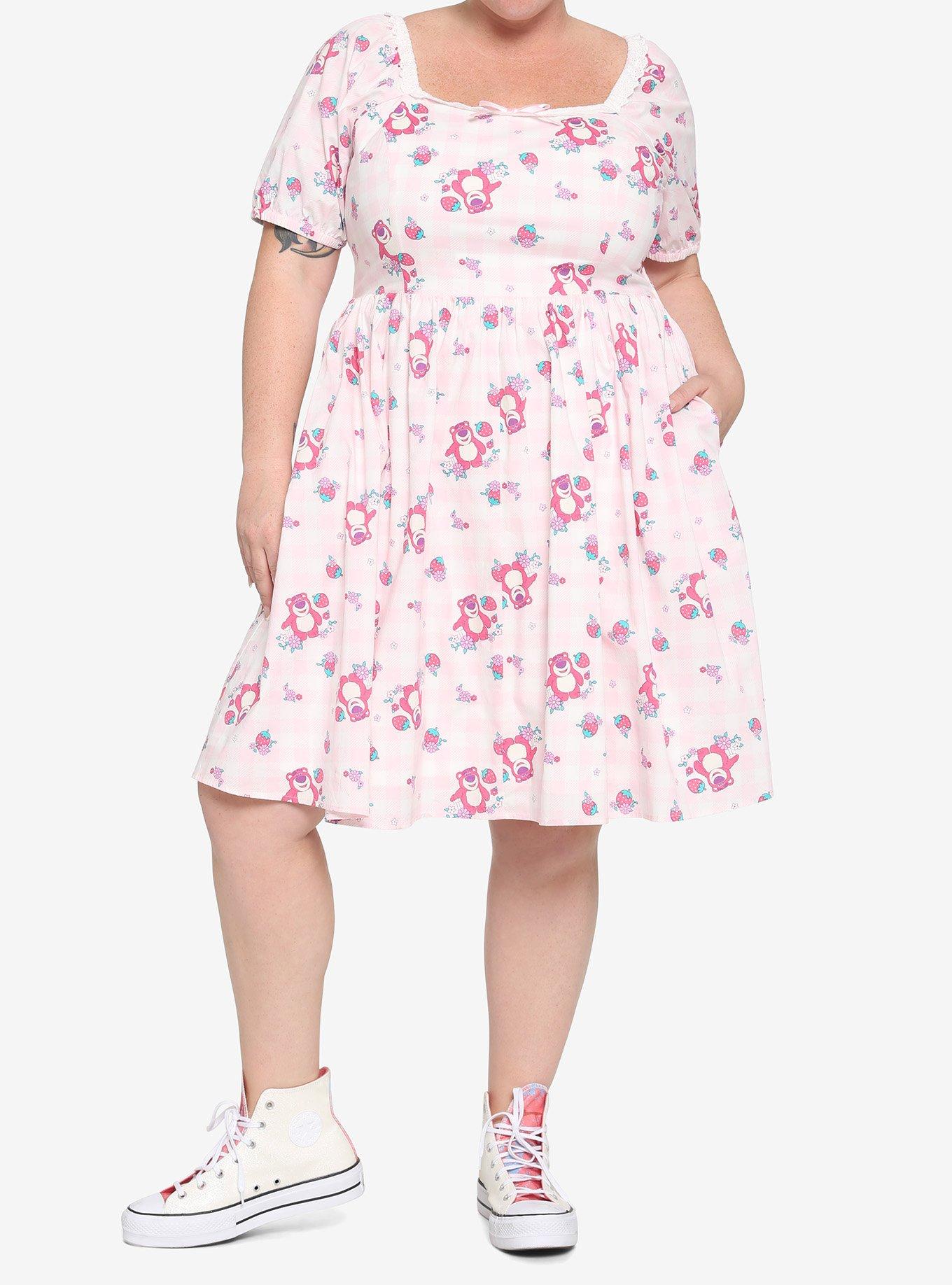 Her Universe Disney Pixar Toy Story Lotso Retro Dress Plus Size, MULTI, alternate