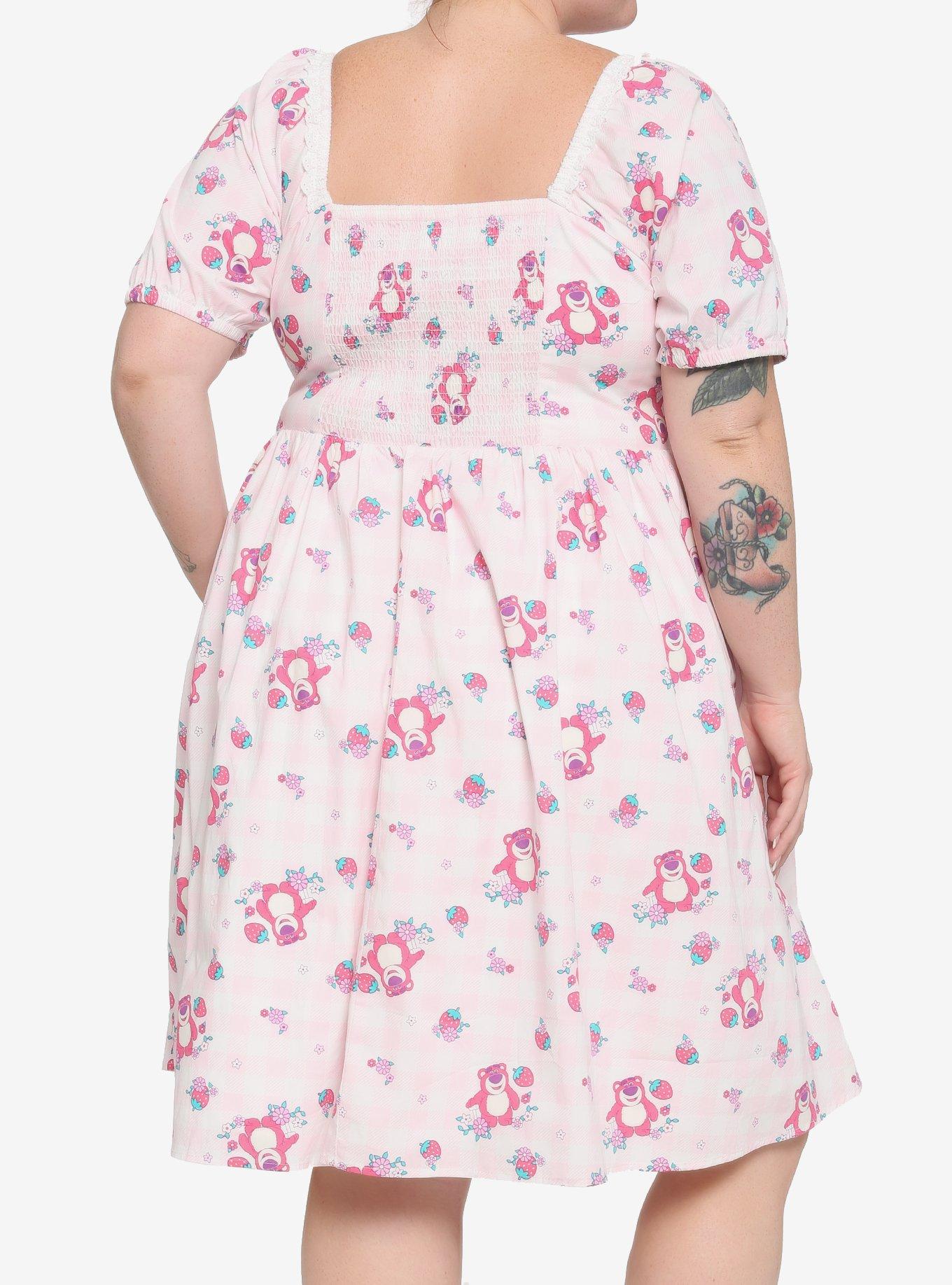 Her Universe Disney Pixar Toy Story Lotso Retro Dress Plus Size, MULTI, alternate