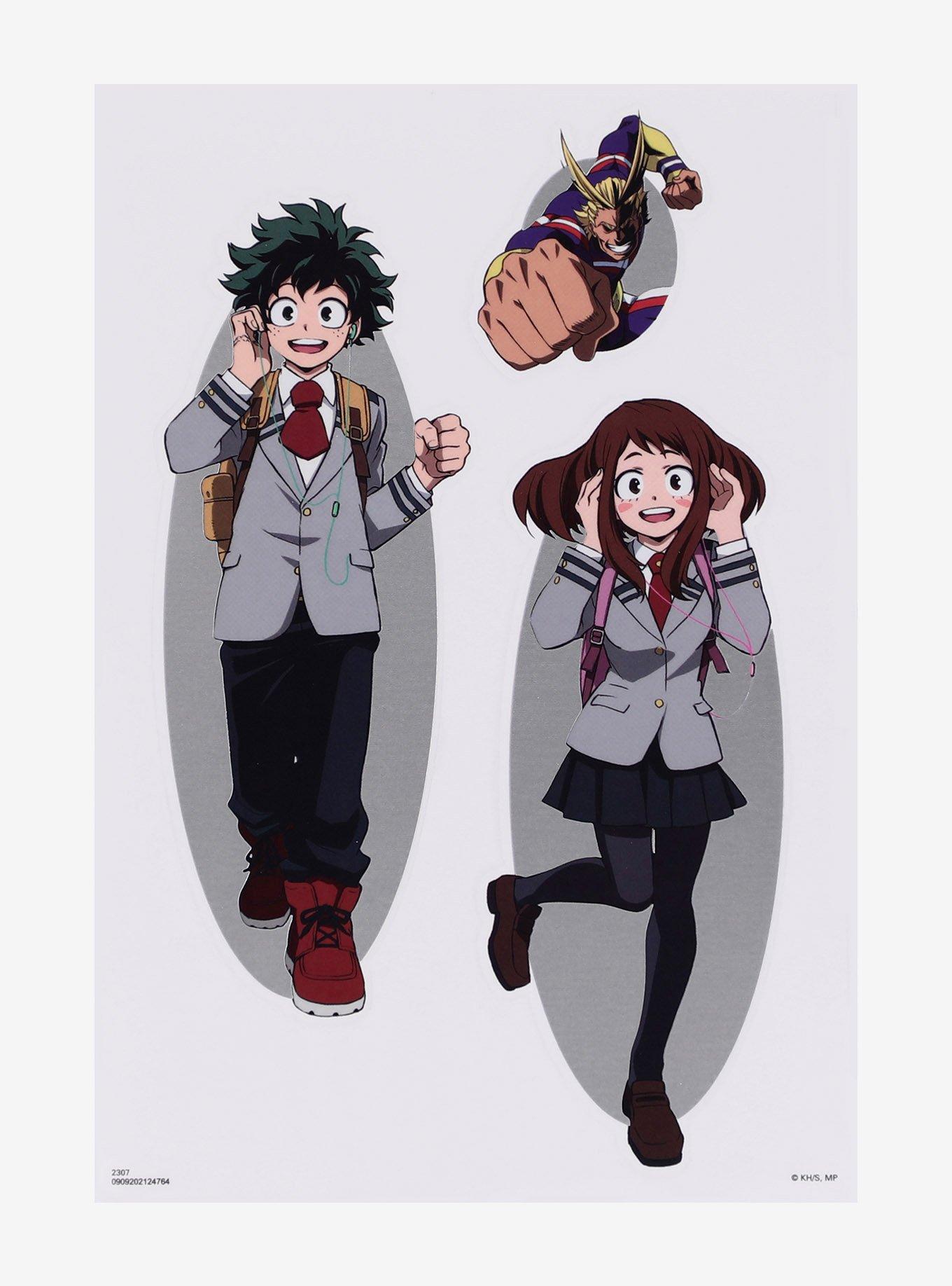 My Hero Academia Students Tech Decal Set, , alternate
