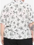 Her Universe Disney Steamboat Willie Girls Woven Button-Up Plus Size, GREY, alternate