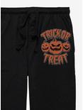 Halloween Trick Or Treat Jack-O-Lanterns Pajama Pants, BLACK, alternate