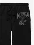 Halloween Withces Only Pajama Pants, BLACK, alternate