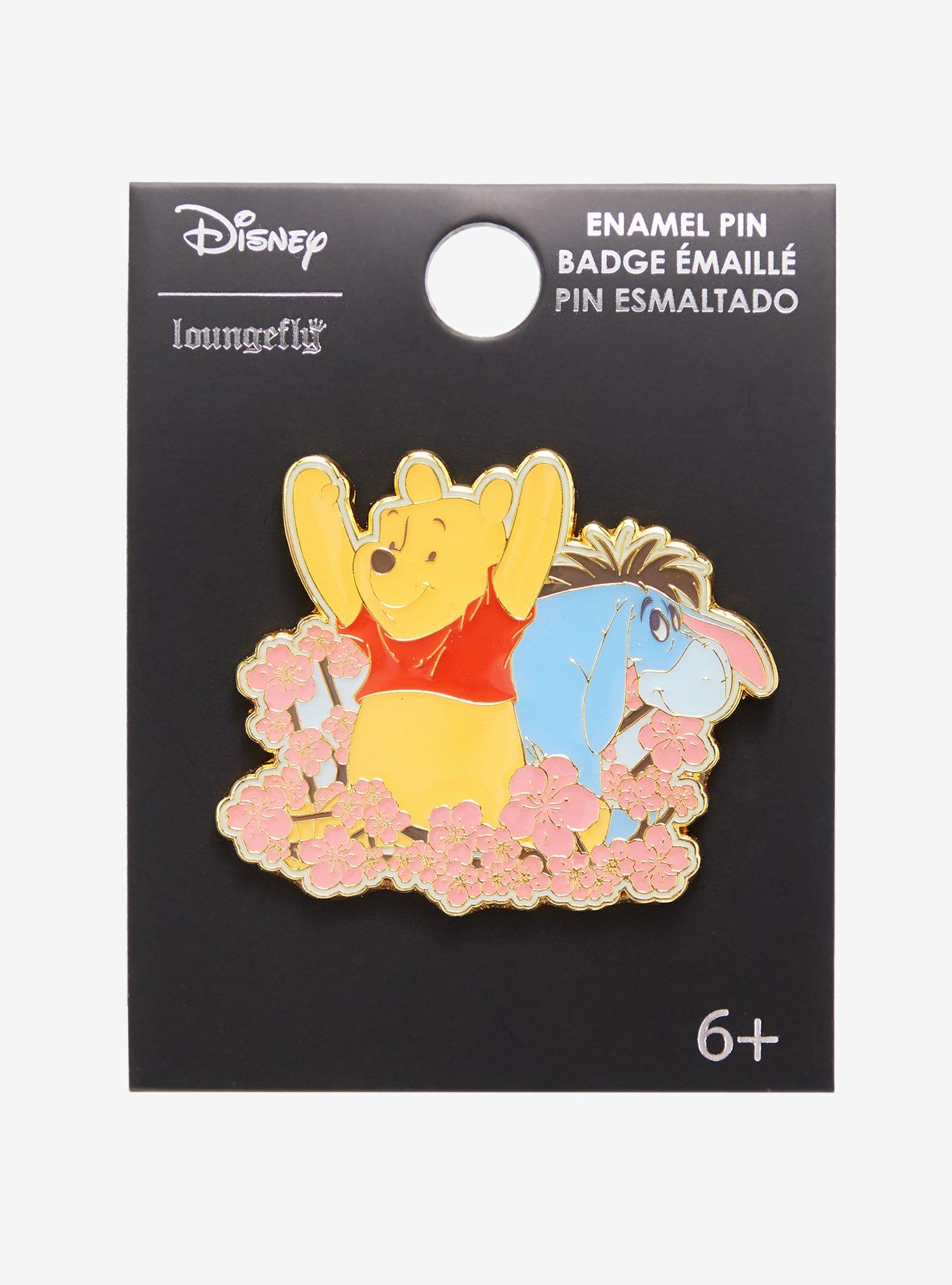 Loungefly Disney Winnie the Pooh & Eeyore Cherry Blossoms Enamel Pin - BoxLunch Exclusive, , alternate