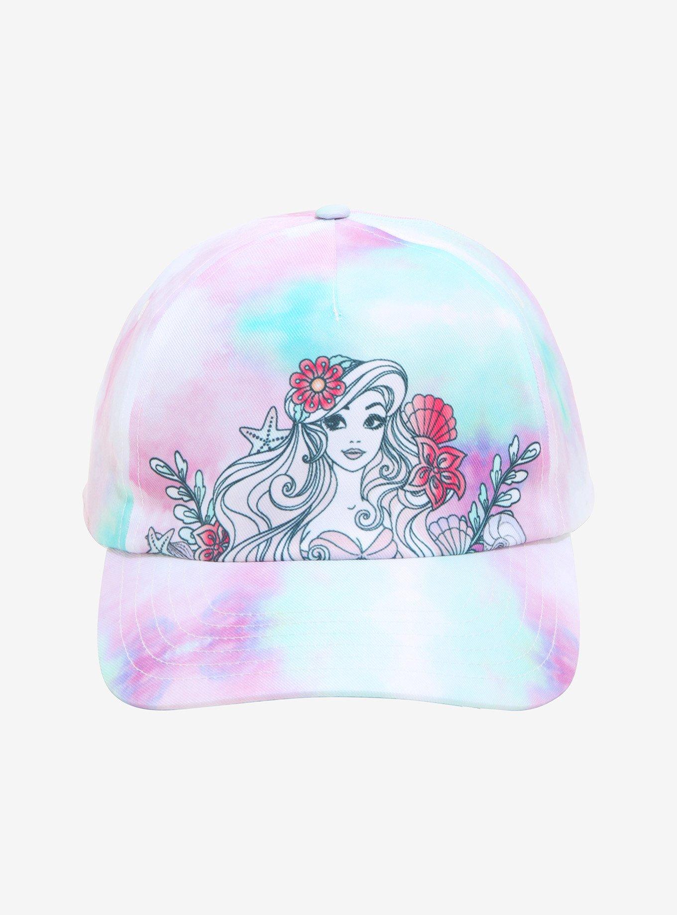 Disney The Little Mermaid Ariel Tie-Dye Dad Cap, , alternate